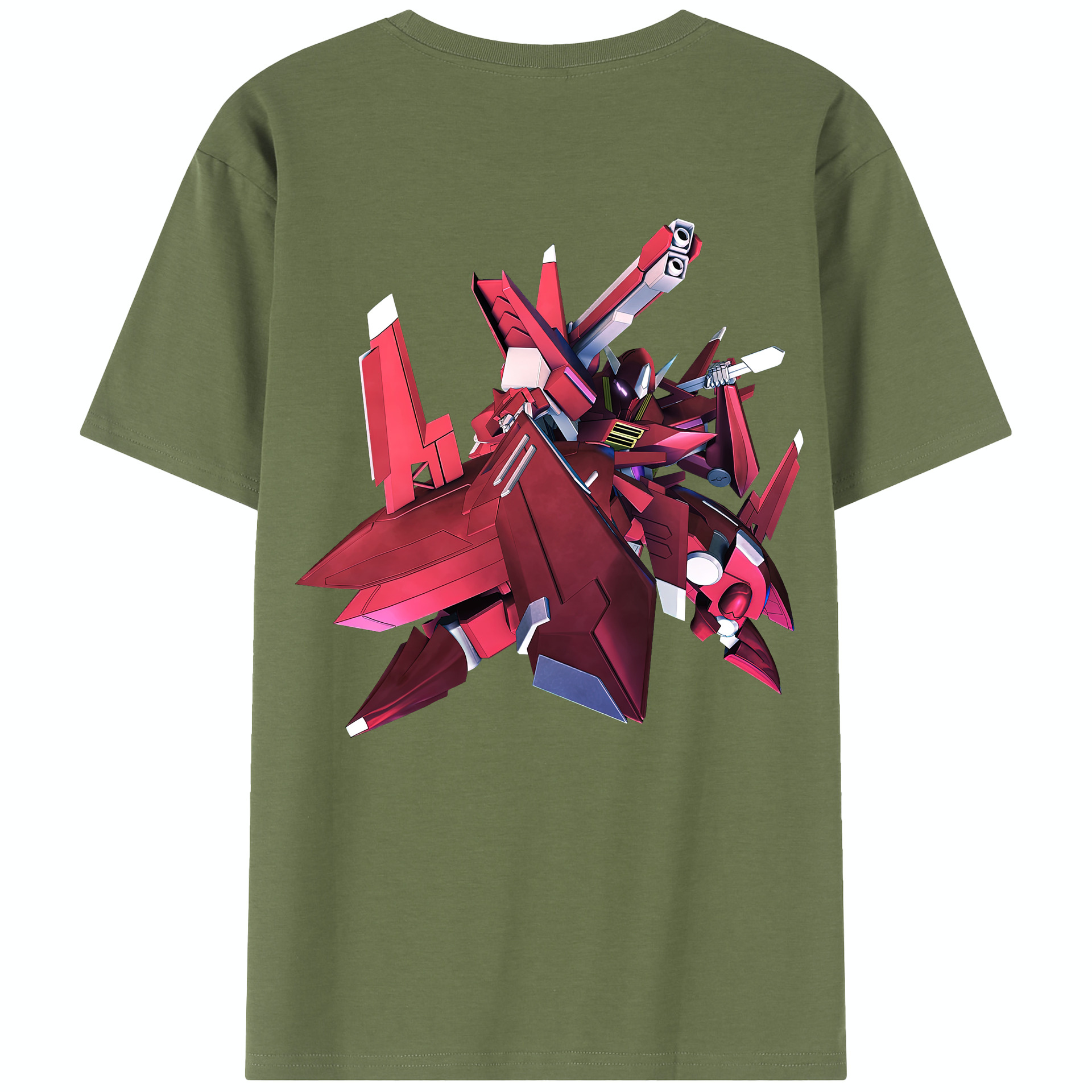 （画像用） 機動戦士ガンダム Mobile Suit Gundam 綿100％半袖Tシャツ（背面プリント）